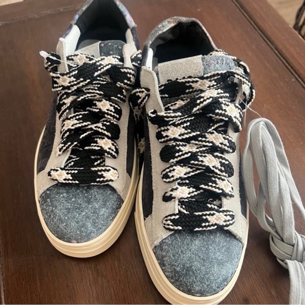 Grey sneakers